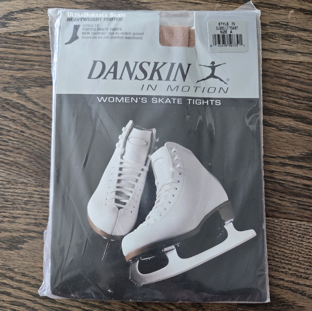 Ice Skating Danskin Dancewear Womens Heavyweight Footed Figure Skating Tights